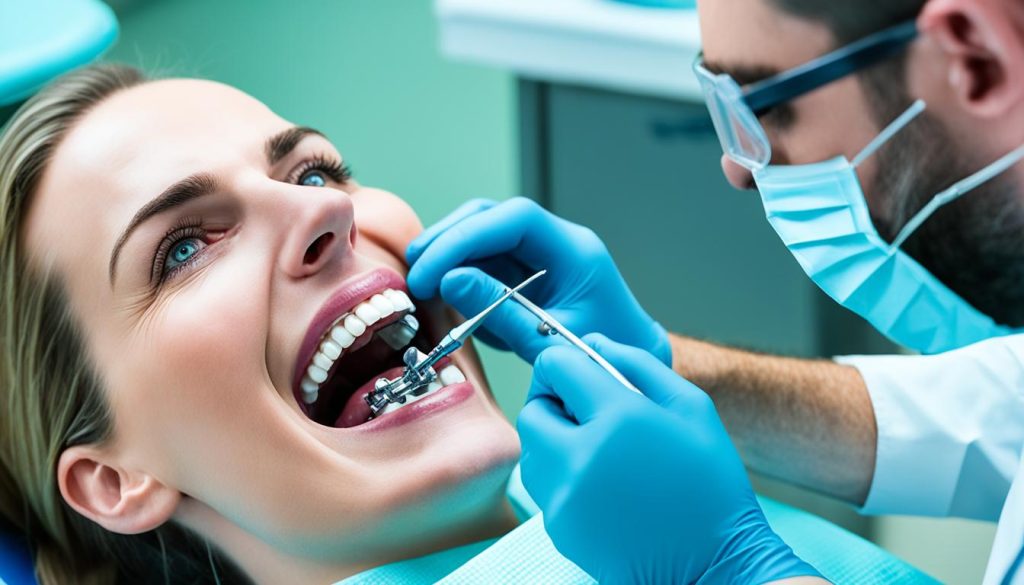 Przebieg zabiegu wyrywania zęba 8