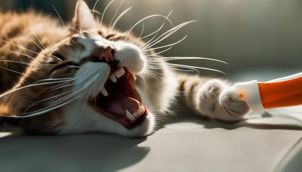 Wspomaganie wymiany zębów u kota